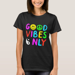FREDSTECKEN KÄRLEK 60-tal 70-tal Groovy Hippie Cos T Shirt