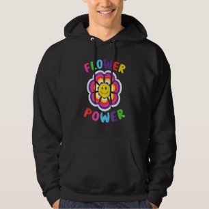 Fredstecken Kärlek 60-talet 70-talet Tie Dye Hippi Hoodie