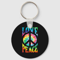 Fredstecken Kärlek 60S 70S Tie Dye Hippie Costume