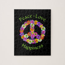 Fredstecken Kärlek & Happity on Black