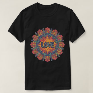 Fredstecken Kärlek T Shirt | 70:e hippie Costume