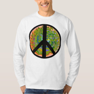 Fredstecken kärlek zen-skjorta t shirt
