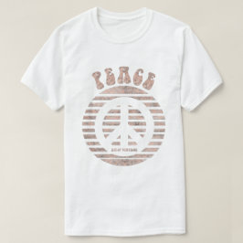 Fredstecken med Stressat cirkel T Shirt