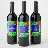 Fredstecken Mönster Groovy 60 Vibe Vin Skapar