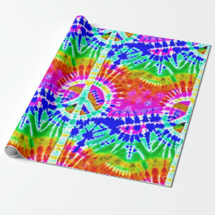 Fredstecken om färgämne Hippie Stil Presentpapper