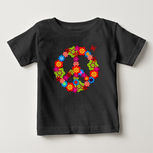 Fredstecken Organic Baby Tee (Framsida)
