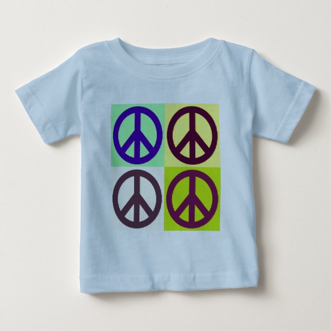 Fredstecken Popkonst Tee Shirt (Framsida)