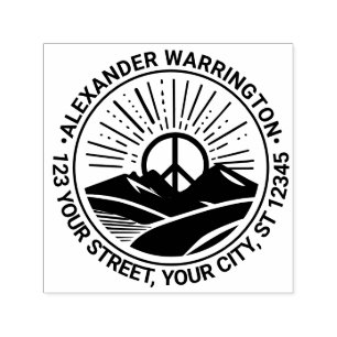 Fredstecken Soluppbergen Namn Adress Självfärgande Stämpel