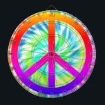Fredstecken Tie Dye Design Dart Board Darttavla<br><div class="desc">Fredsteckenet Tie Dye Design Dart Board Bull's-öga! Öka ditt spel med vårt Anpassade Regulation Storlek Dart Board - perfekt fusion av personlig stil och precisionsspel. Gör varje spel unikt för dig genom att skriva ut färg i ett dynamiskt format, så att du kan skapa den perfekta anpassningsbarna som både är...</div>