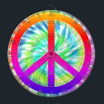 Fredstecken Tie Dye Design Dart Board Darttavla<br><div class="desc">Fredsteckenet Tie Dye Design Dart Board Bull's-öga! Öka ditt spel med vårt Anpassade Regulation Storlek Dart Board - perfekt fusion av personlig stil och precisionsspel. Gör varje spel unikt för dig genom att skriva ut färg i ett dynamiskt format, så att du kan skapa den perfekta anpassningsbarna som både är...</div>