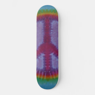 Fredstecken Tie Dye Mini Skateboard Bräda 18,5 Cm