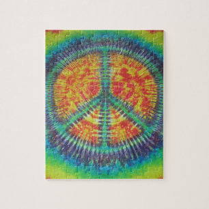 Fredstecken Tie Dye Pussel