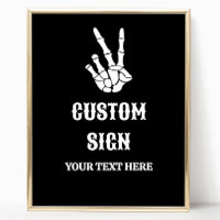 Fredstecken till Död Do US Party Anpassningsbar Si