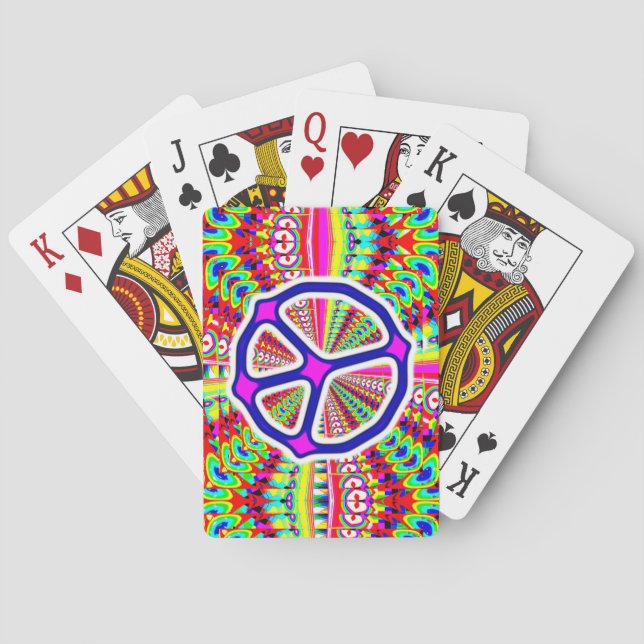 Fredstecken Tunnel Mandala Casinokort (Baksidan)