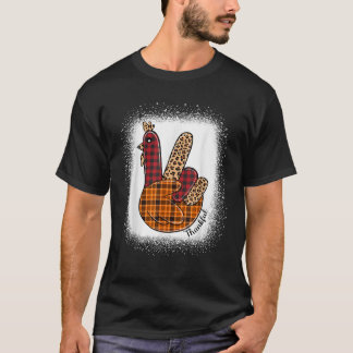 Fredstecken Turkiet Tacksam Turkiet Handtecken Tac T Shirt