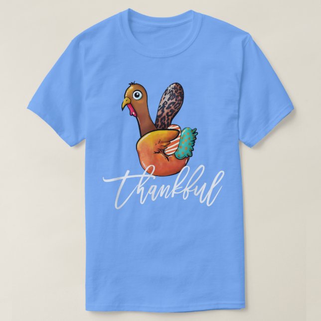 Fredstecken Turkiet tacksamt hösthösttack T Shirt (Design framsida)