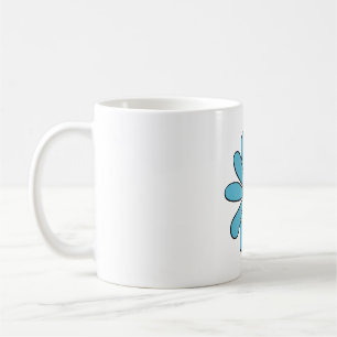 Fredsteckenet för vattenkraft i höftled i Aqua Kaffemugg