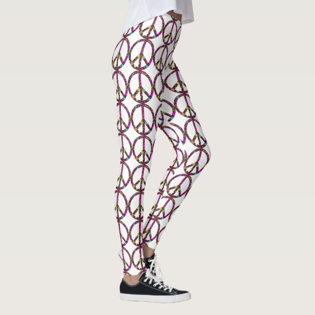 FREDSTECKENET GROOVY BLOMMIGT LEGGINGS (Höger)
