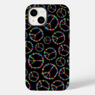 Fredsteckenet Skully Flower Power