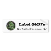 Fredsteckenet Tomato Plant Bumper Sticker