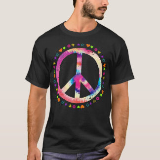 Fredsteckenet Unity Day Hippie Gift T Shirt