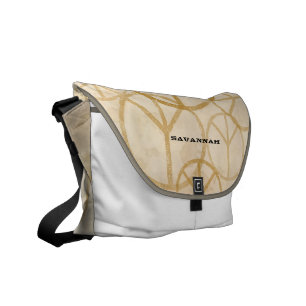 Fredsteckenets Personlig mot strukturerad bakgrund Messenger Bag