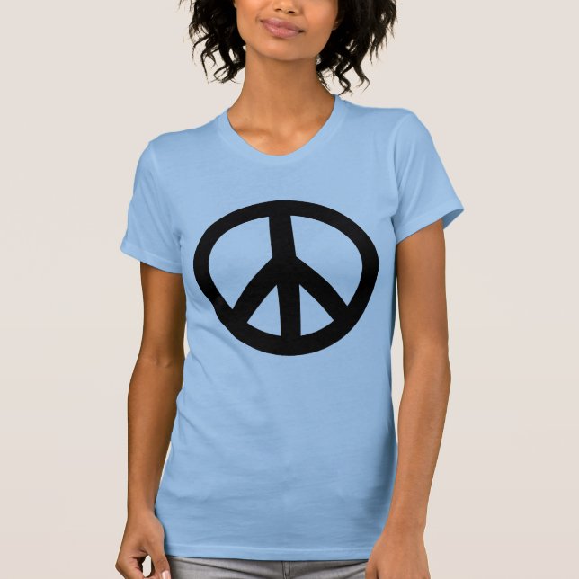 Fredsteckenets symbol t shirt (Framsida)