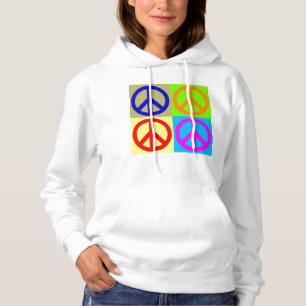 Fredsteckenets symbolpopup-bild t shirt