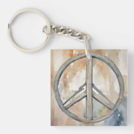 Fredsteckenets vattenfärgsfärggrafik