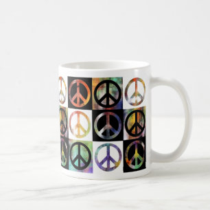 Fredsteckenmosaik Kaffemugg