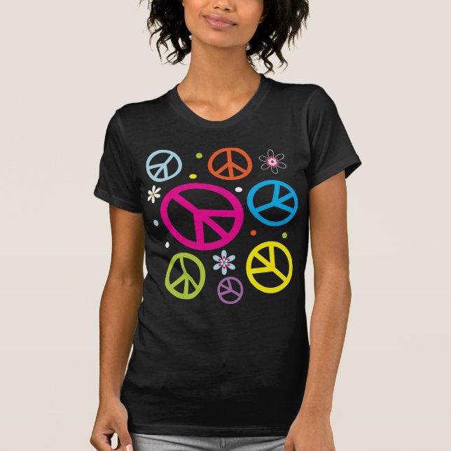 FredsteckenT-tröja T Shirt (Framsida)