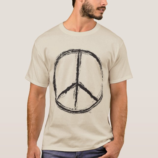 FredsteckenT-tröja Tee Shirt (Framsida)