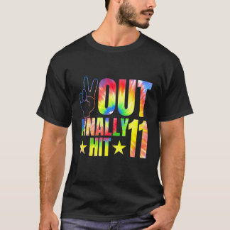 Fredsutgången till slut Slå 11 år gammal 11:e föde T Shirt