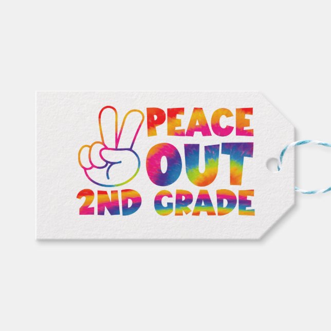 Fredsutlopp andra Klass-tivan förra dagen andra Kl Presentetikett (Framsidan (Horisontell))