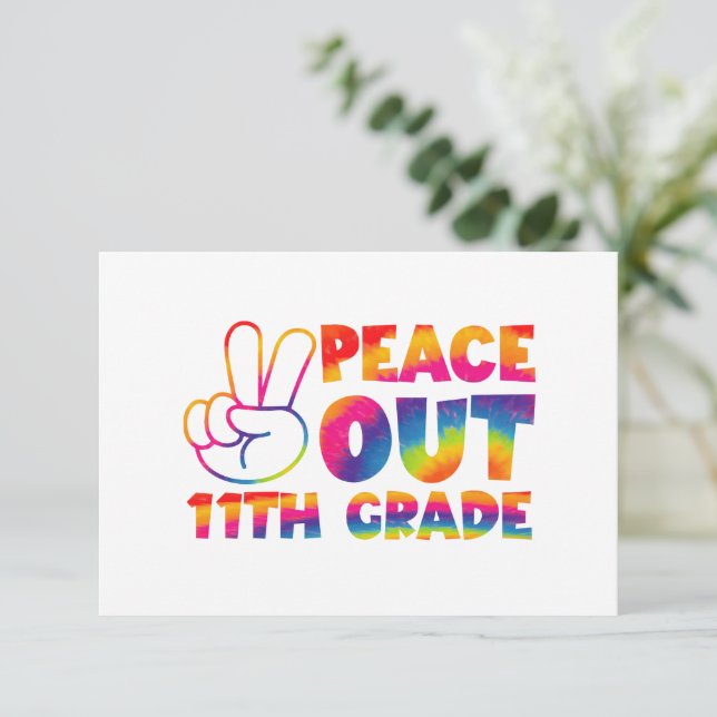 Fredsutlopp elfte Klass-tiören, 11:e Klass Tack Kort (Stående Fram)