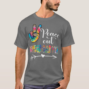 Fredsutlopp Kindergarten Sista dagen av skolsommar T Shirt