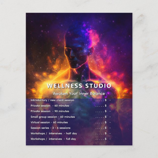 Fredsvakt | Lysande människa Flygblad (Framsidan)