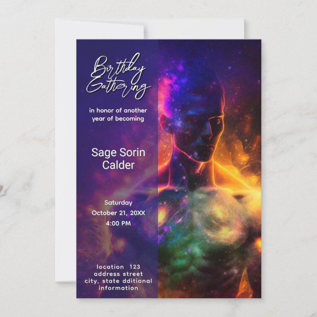 Fredsvakt | Lysande människa Inbjudningar (Framsida)