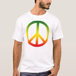 FredsymbolRasta T-tröja T Shirt