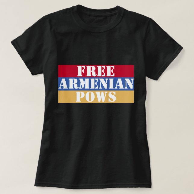 Free Armenian Pows T-Shirt (Design framsida)
