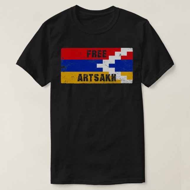 Free Artsakh worn RxTp T Shirt (Design framsida)