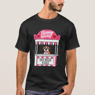 Free Boxer Hund Kisses Kissing Booth T Shirt