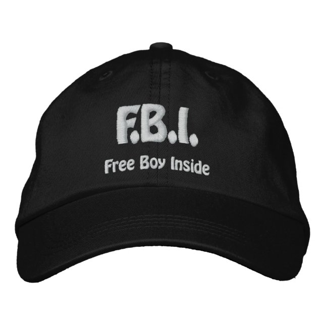 Free Boy Inside Broderad Keps (Framsida)