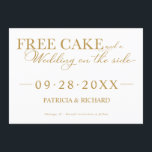 Free Cake Funny Bröllop spara datum non Photo Inbjudningar<br><div class="desc">Ledig cake Funny Bröllop spara datum - inbjudan till andra program än foto</div>
