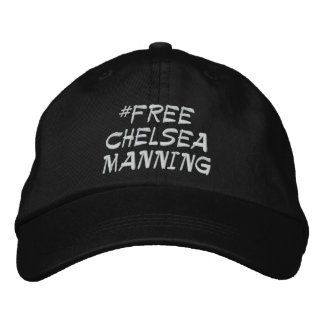 Free Chelsea Manning hat Broderad Keps