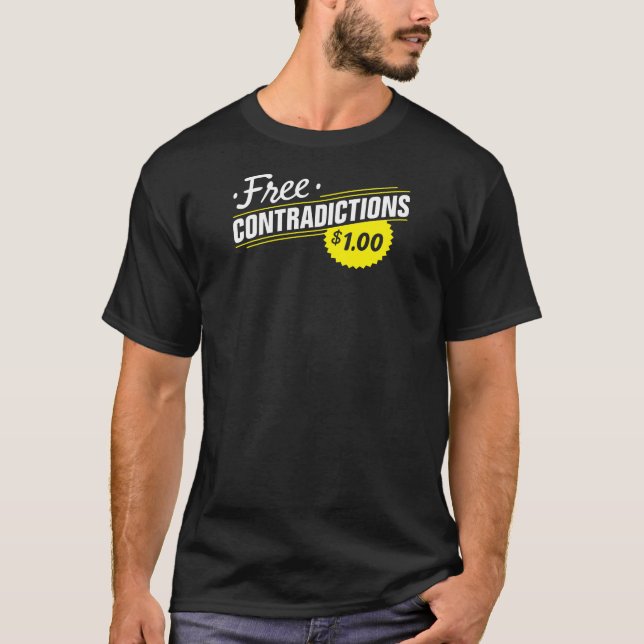 FREE CONTRADICTIONS T SHIRT (Framsida)