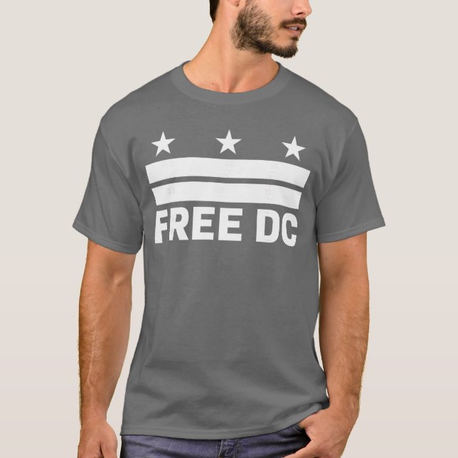 Free DC funny gift T Shirt (Framsida)