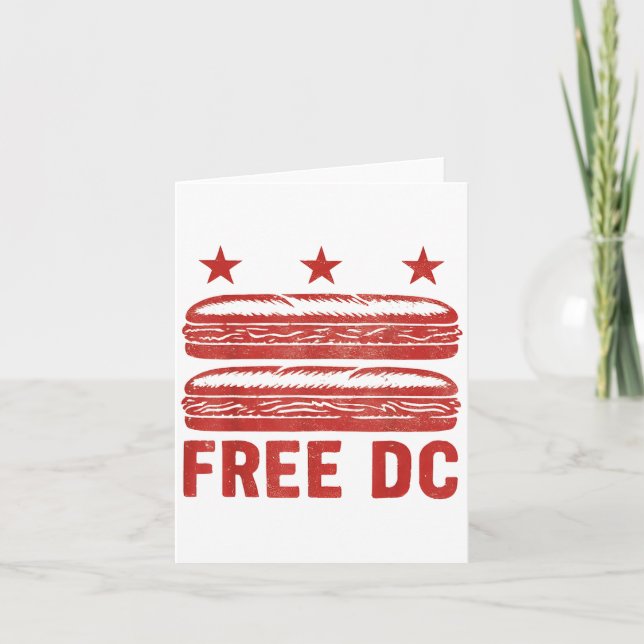 Free Dc Sub Sandwich Dc Sandwich Guy Kort (Framsida)