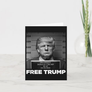 Free Donald Trump Mugshot Kort