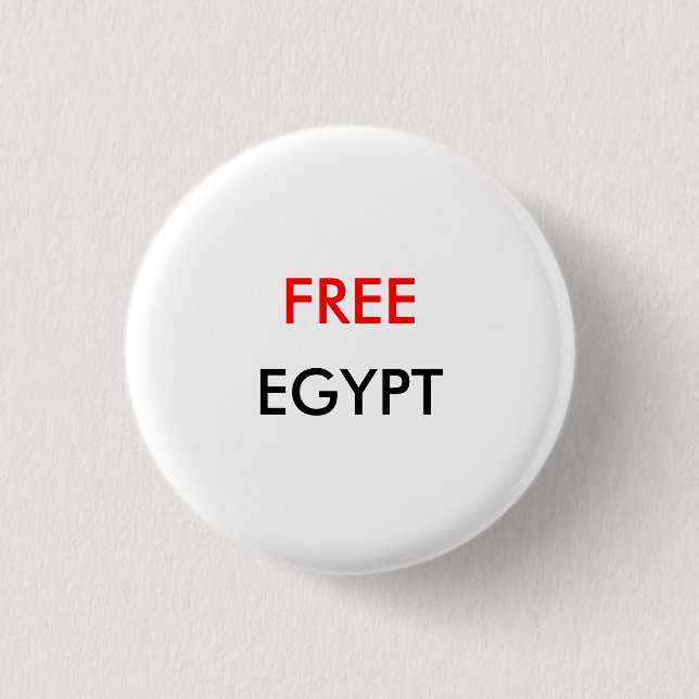 FREE EGYPT Button Knapp (Framsida)